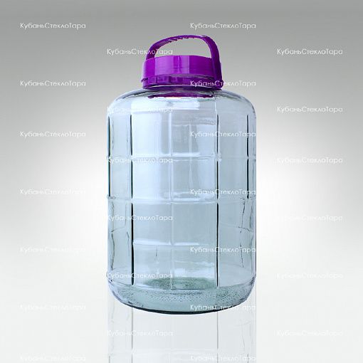 Бутыль (банка) стеклянный "фиолетовая" 20 л оптом и по оптовым ценам в Краснодаре