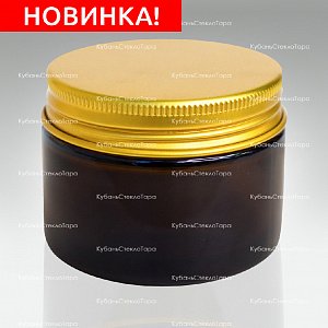 0,050 ТВИСТ коричневая банка стеклянная с золотой алюминиевой крышкой оптом и по оптовым ценам в Краснодаре
