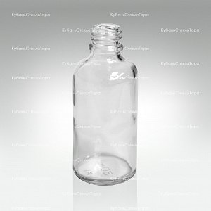 Флакон для капель 0,050 л (18) прозрачное стекло оптом и по оптовым ценам в Краснодаре