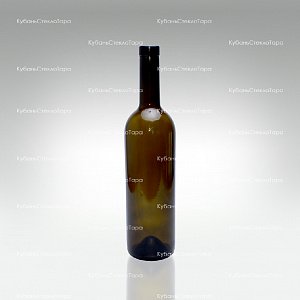 Бутылка 0,750 Бордо оливковая  (20/21/23) стекло оптом и по оптовым ценам в Краснодаре