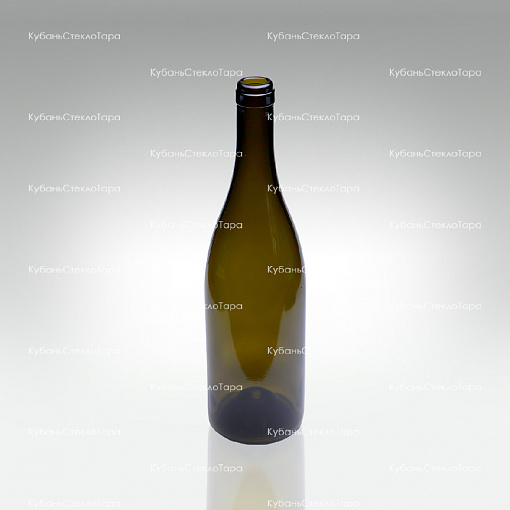 Бутылка 0,750 Бургундия оливковая (20/21/23) стекло оптом и по оптовым ценам в Краснодаре