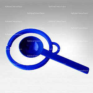 Кольцо и ложка на банку синие (82) оптом и по оптовым ценам в Краснодаре