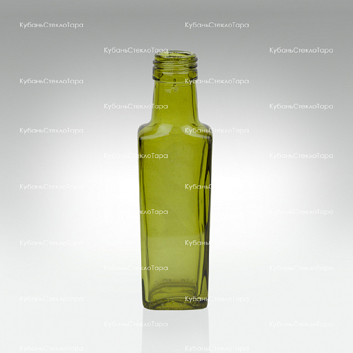 Бутылка 0,100  Гранит ВИНТ (28) Оливковая стекло оптом и по оптовым ценам в Краснодаре