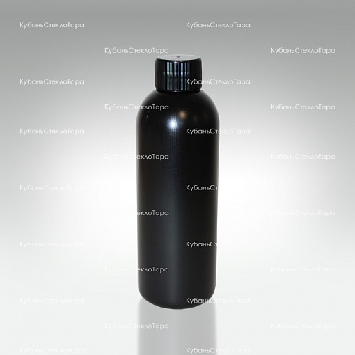Флакон 0,200 л пластик черный (Din 24/410) оптом и по оптовым ценам в Краснодаре