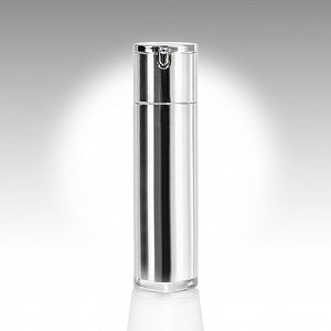 Флакон 0,030 л цилиндр кремовый, мет. серебро премиум оптом и по оптовым ценам в Краснодаре