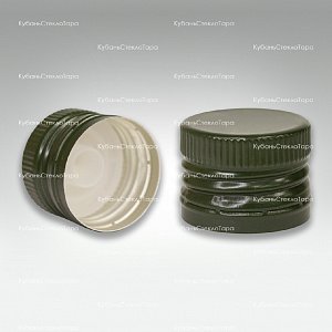 Колпачок алюминиевый с резьбой (31,5*24) с дозатором зеленый в Краснодаре оптом и по оптовым ценам