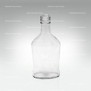Бутылка 0,250 л "Фляжка"  (28) стекло оптом и по оптовым ценам в Краснодаре
