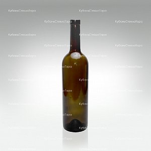Бутылка 0,750 Бордо оливковая (П-29-А4) стекло оптом и по оптовым ценам в Краснодаре