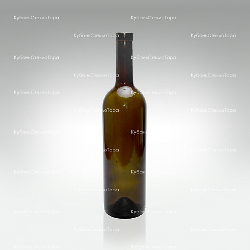 Бутылка 0,750 Бордо оливковая (П-29-А4) стекло оптом и по оптовым ценам в Краснодаре