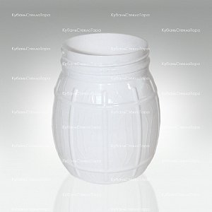 Пластик Бочонок 0,500 (82) Белый оптом и по оптовым ценам в Краснодаре