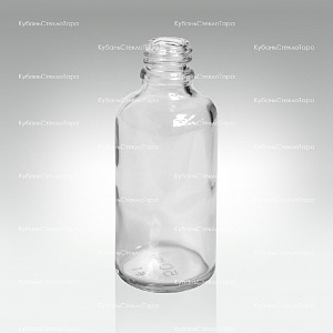 Флакон для капель 0,050 л (18) прозрачное стекло оптом и по оптовым ценам в Краснодаре