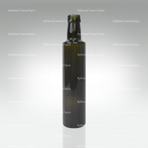 Бутылка 0,250  (31,5)"DORIKA" оливковая стекло оптом и по оптовым ценам в Краснодаре